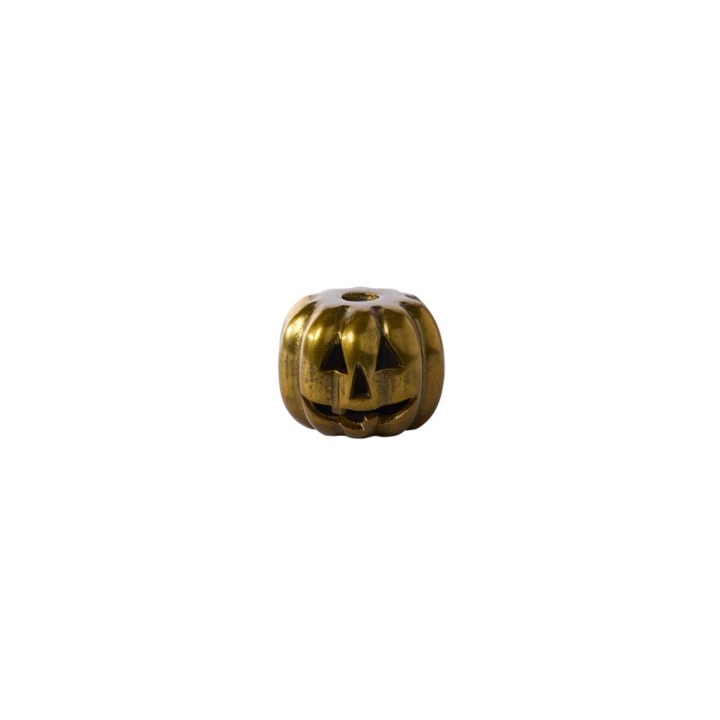 Carved Pumpkin Taper Holder