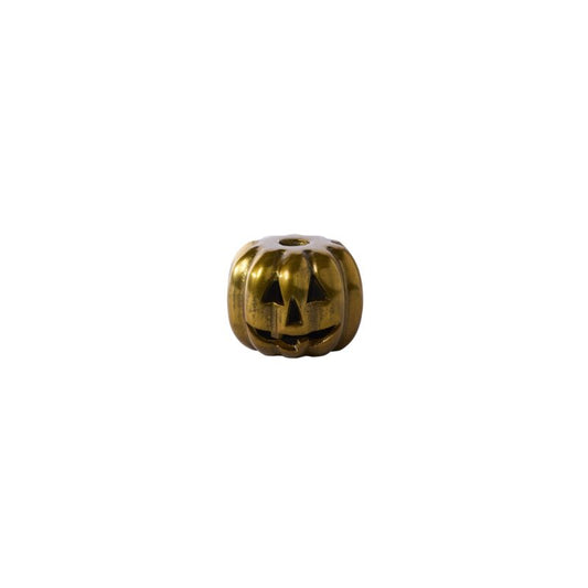 Carved Pumpkin Taper Holder