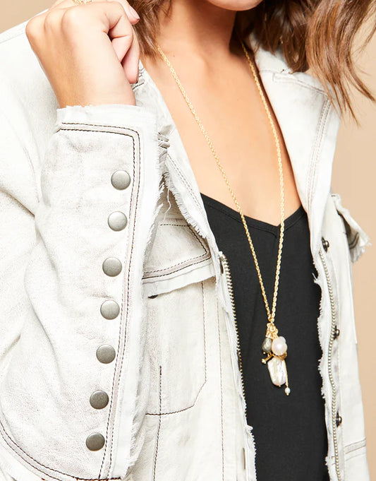 Charlie Necklace Pearl