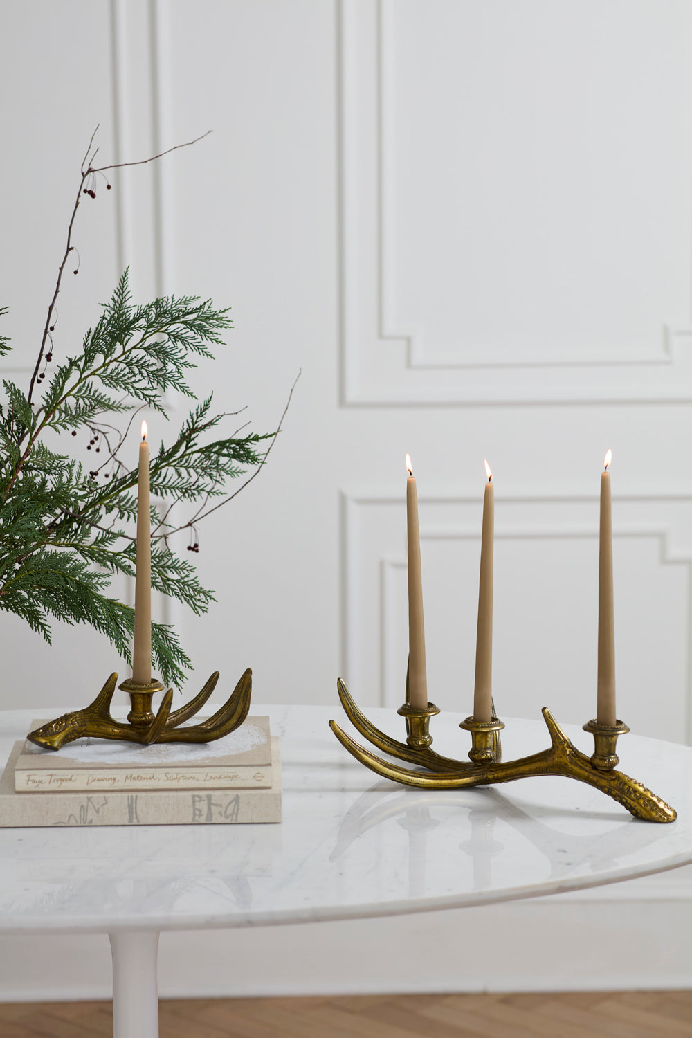 Elegant Antler Candleholder