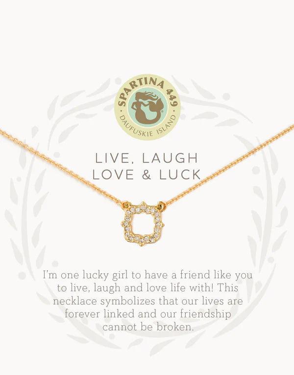 Luck/Quatrefoil  Necklace