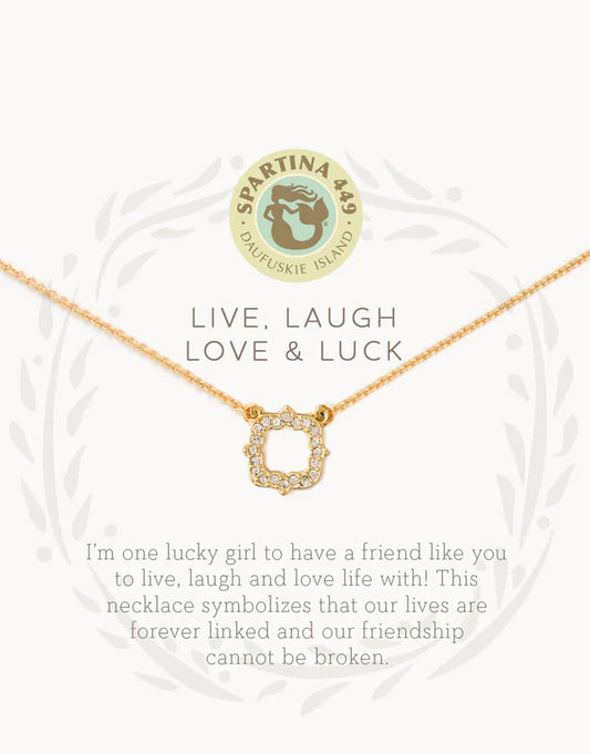 Luck/Quatrefoil  Necklace