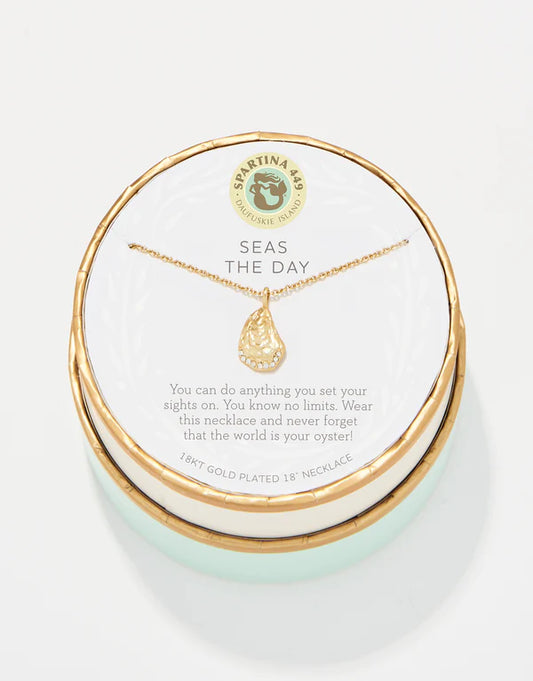 Seas the Day/Oyster Necklace