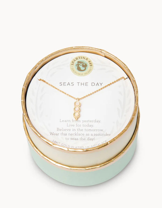 Seas the Day/Triple Opalescent Necklace