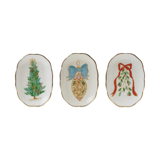 Holiday Stoneware Dish
