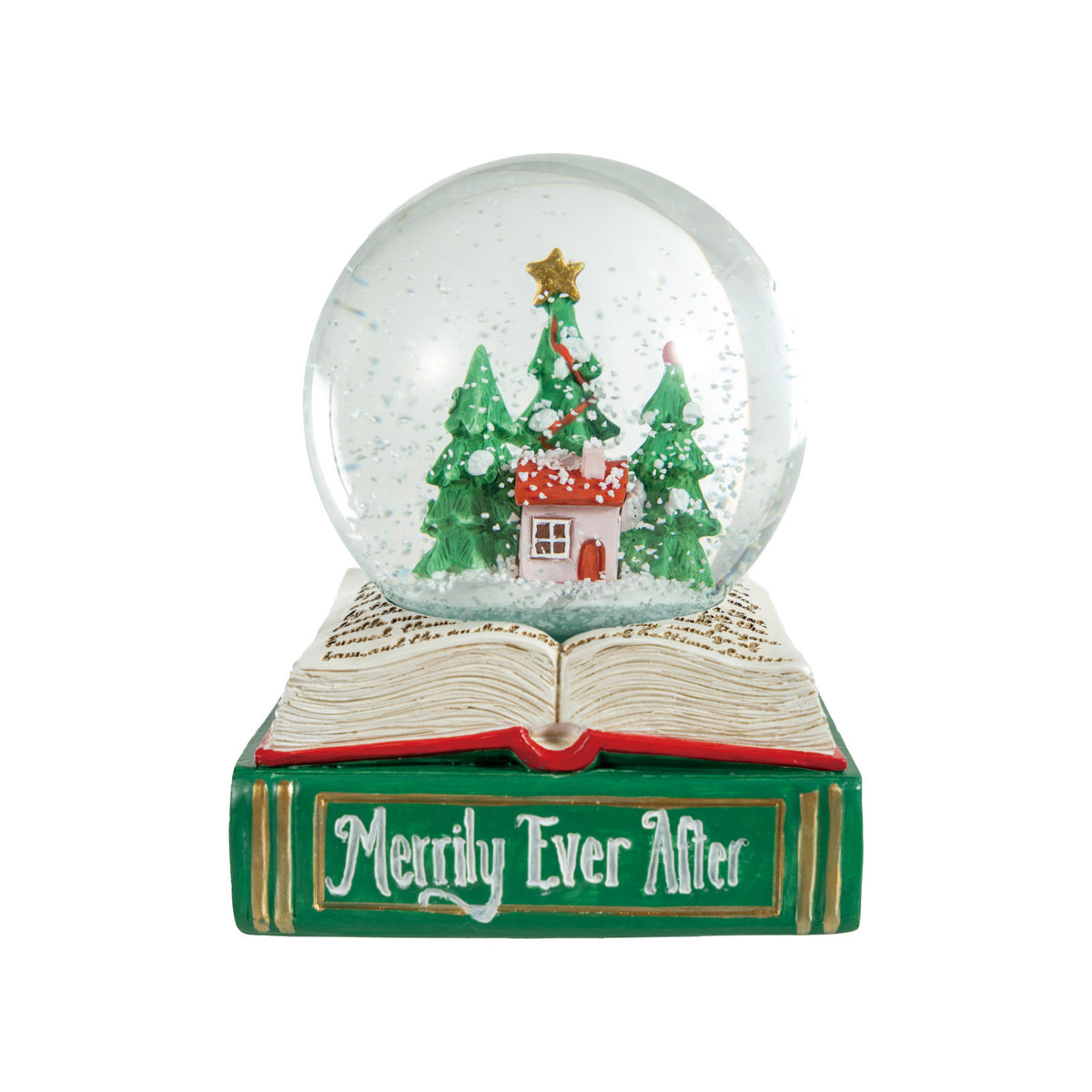 Resin Snow Globe, Merrily Ever After