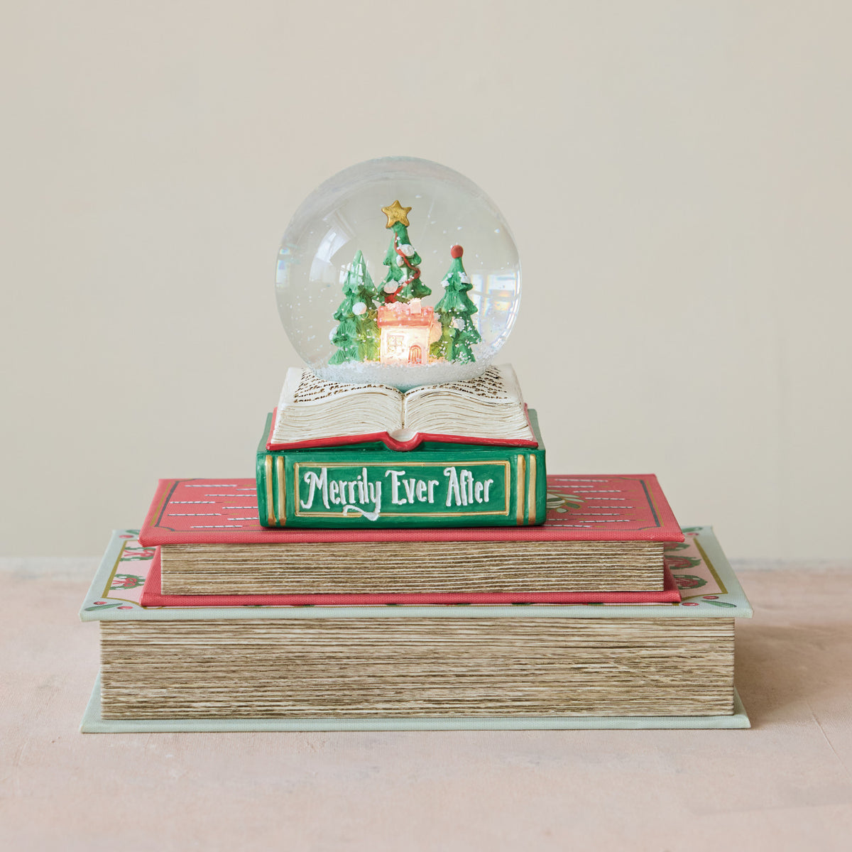 Resin Snow Globe, Merrily Ever After